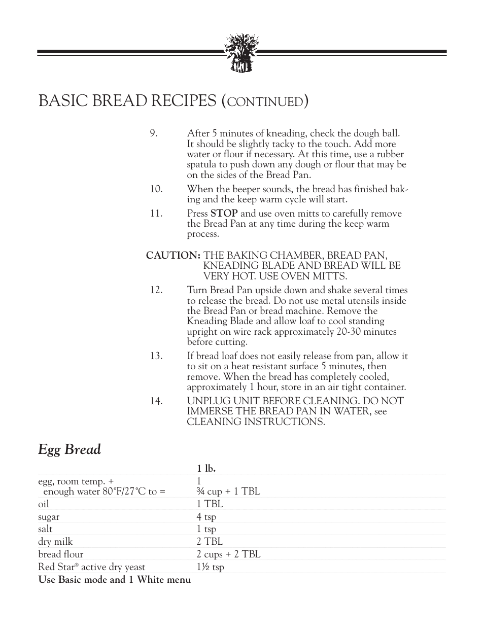 Jalapeœo brea, Italian herb bread, Basic bread recipes | Egg bread | Breadman BREAD BAKER TR2828G User Manual | Page 31 / 80
