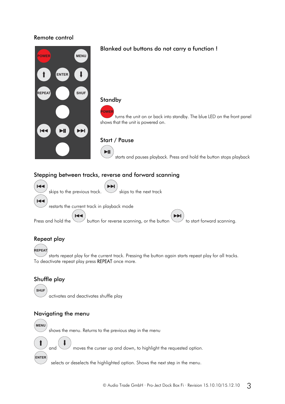 Pro-Ject Audio Systems Dock Box Fi User Manual | Page 3 / 4