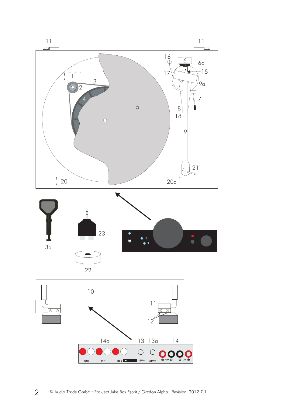 Pro-Ject Audio Systems Juke Box Esprit User Manual | Page 2 / 8