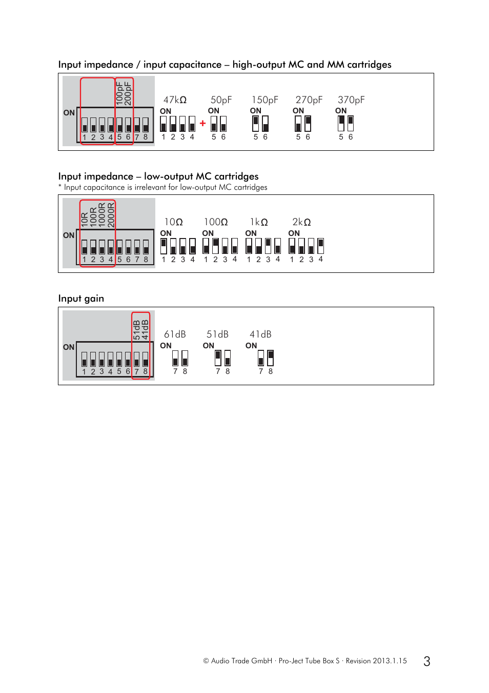 Pro-Ject Audio Systems Tube Box S User Manual | Page 3 / 5