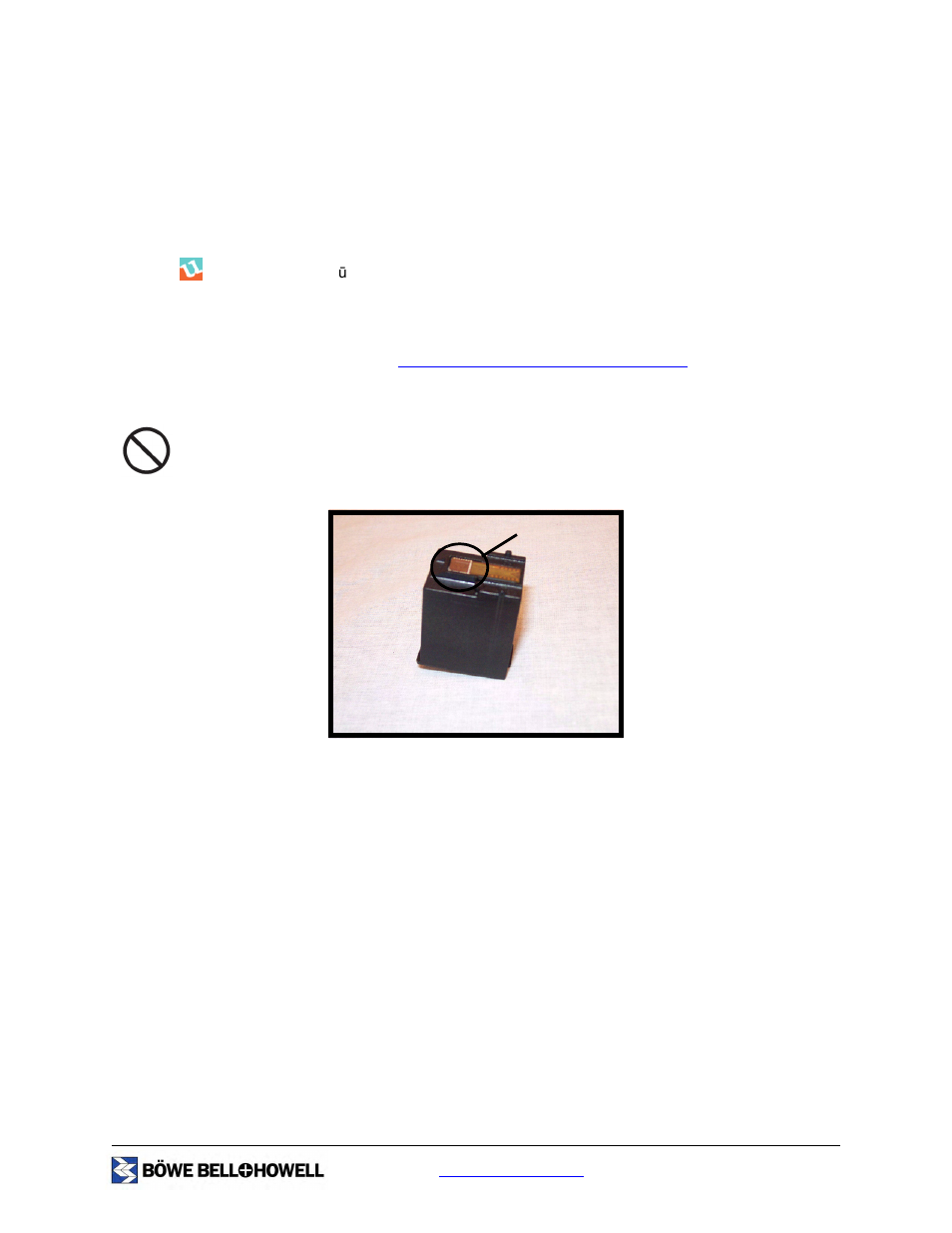 Cleaning the ink cartridge, Cleaning the print head with the user utility, Cleaning the print head manually | Bowe, Bell + Howell S006830 User Manual | Page 118 / 142