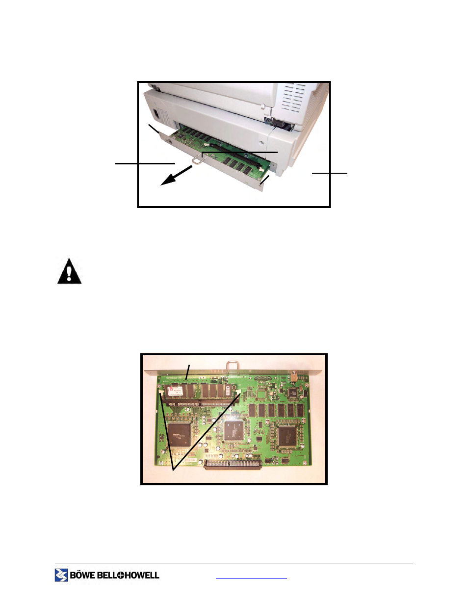 Installing a dimm module on the interface board | Bowe, Bell + Howell S006830 User Manual | Page 132 / 142