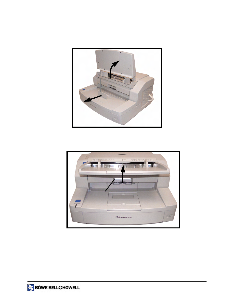 Removing paper jams from the exit path | Bowe, Bell + Howell S006830 User Manual | Page 60 / 142