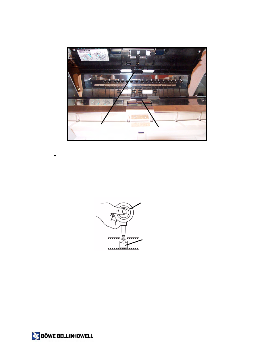 Cleaning the starting, skew and ending sensors | Bowe, Bell + Howell S006830 User Manual | Page 84 / 142