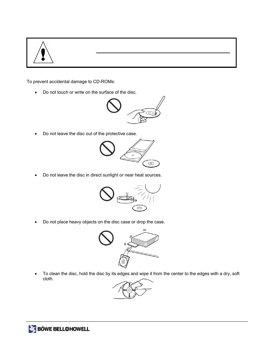 Cd-rom, Caution | Bowe, Bell + Howell 1400 User Manual | Page 15 / 108