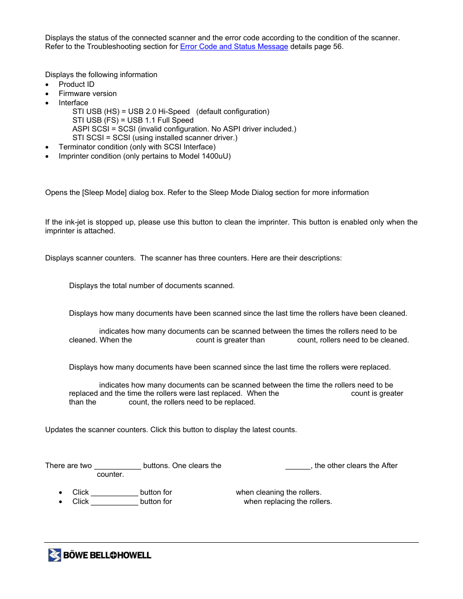 Bowe, Bell + Howell 1400 User Manual | Page 52 / 108
