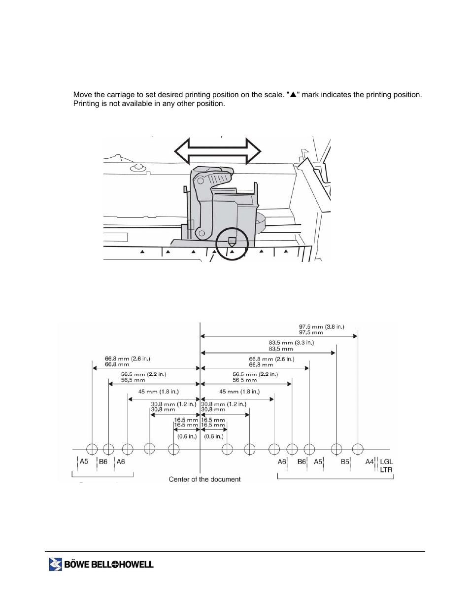 Printing | Bowe, Bell + Howell 1400 User Manual | Page 79 / 108