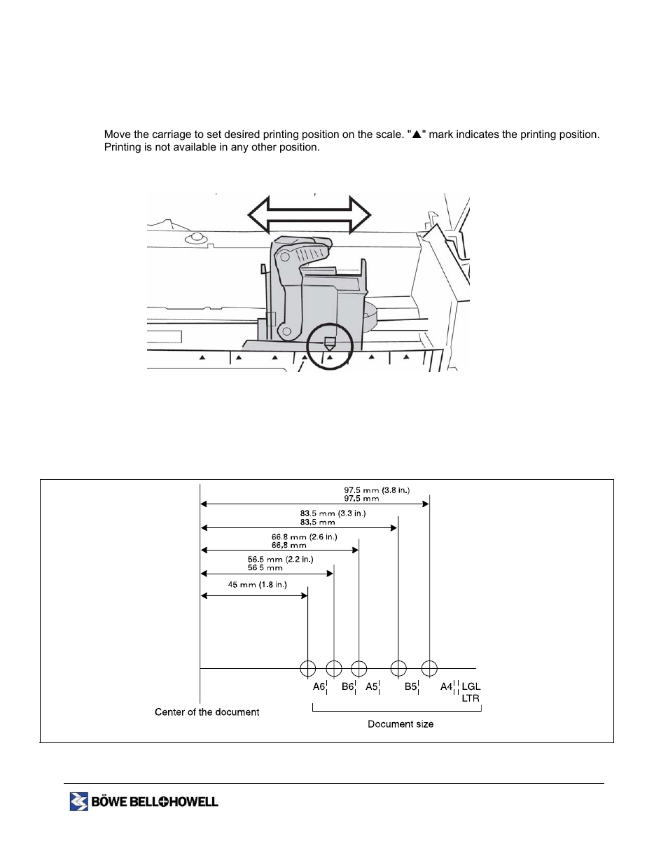 Printing | Bowe, Bell + Howell 1400 User Manual | Page 89 / 108