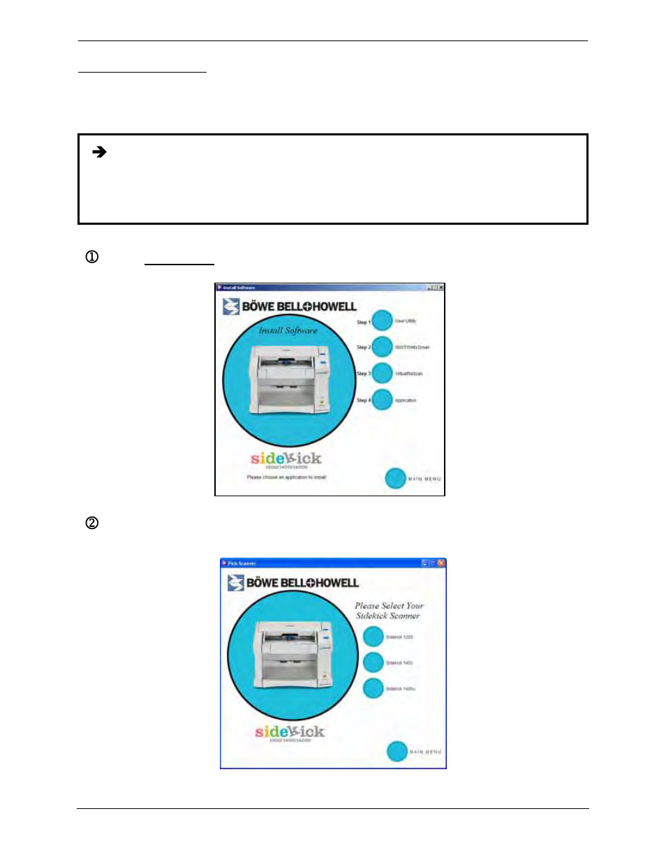 Step 3 virtualrescan, With the, Step 3 virtual rescan | Bowe, Bell + Howell 1200 User Manual | Page 15 / 18