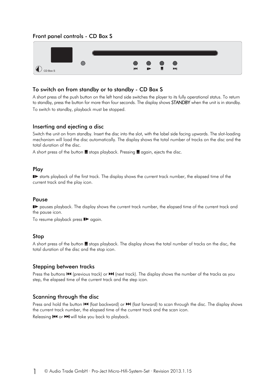 Pro-Ject Audio Systems Set Micro-Hifi-System User Manual | Page 10 / 19