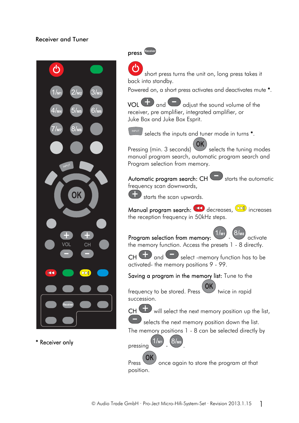 Pro-Ject Audio Systems Set Micro-Hifi-System User Manual | Page 13 / 19