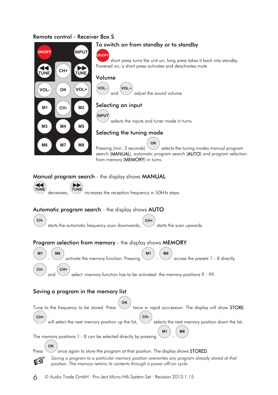 Pro-Ject Audio Systems Set Micro-Hifi-System User Manual | Page 6 / 19