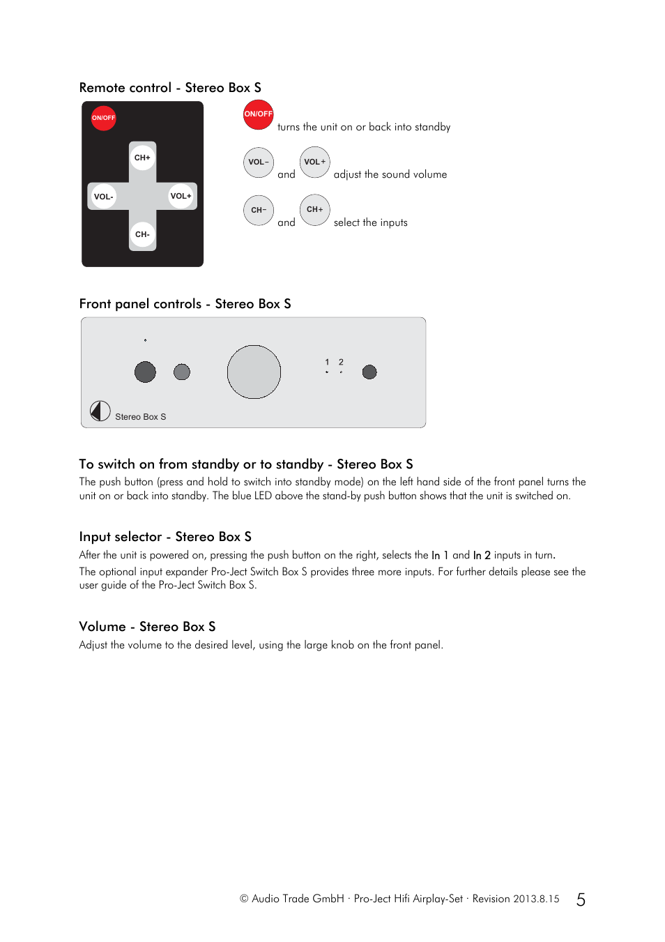 Pro-Ject Audio Systems Set Hifi-Airplay User Manual | Page 5 / 7