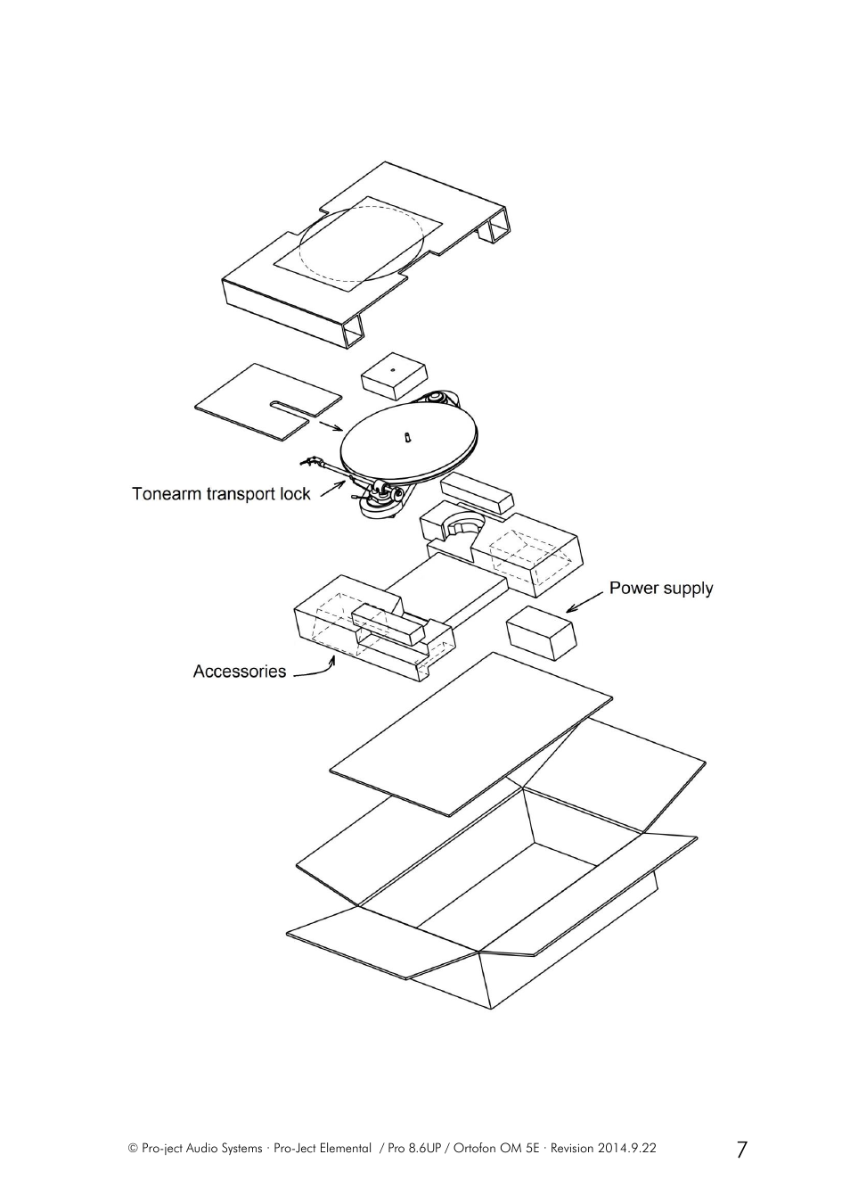 Pro-Ject Audio Systems Pro-Ject Elemental User Manual | Page 7 / 7