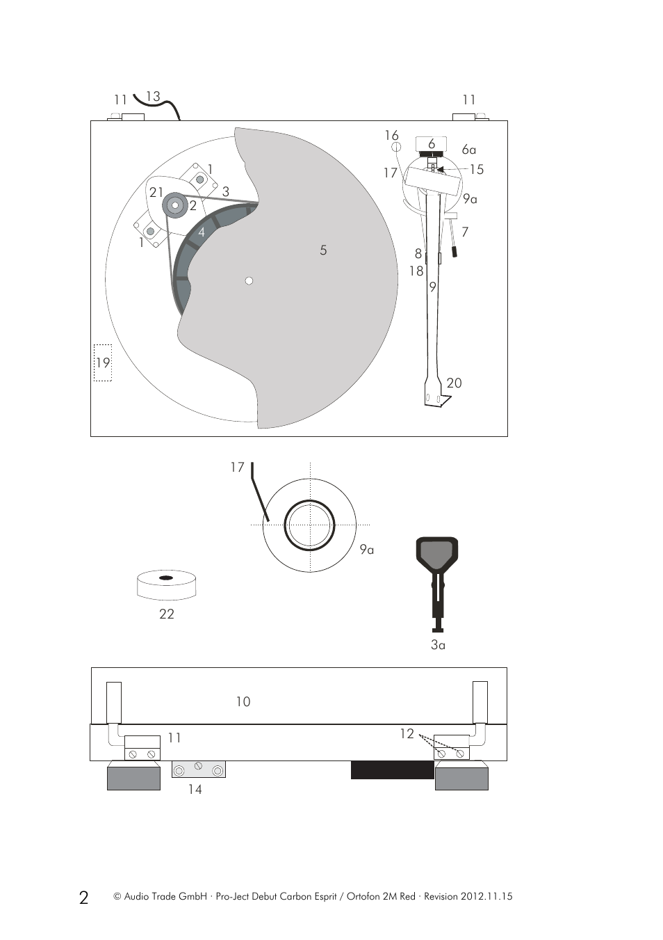 Pro-Ject Audio Systems Pro-Ject Debut Carbon Esprit (DC) User Manual | Page 2 / 8