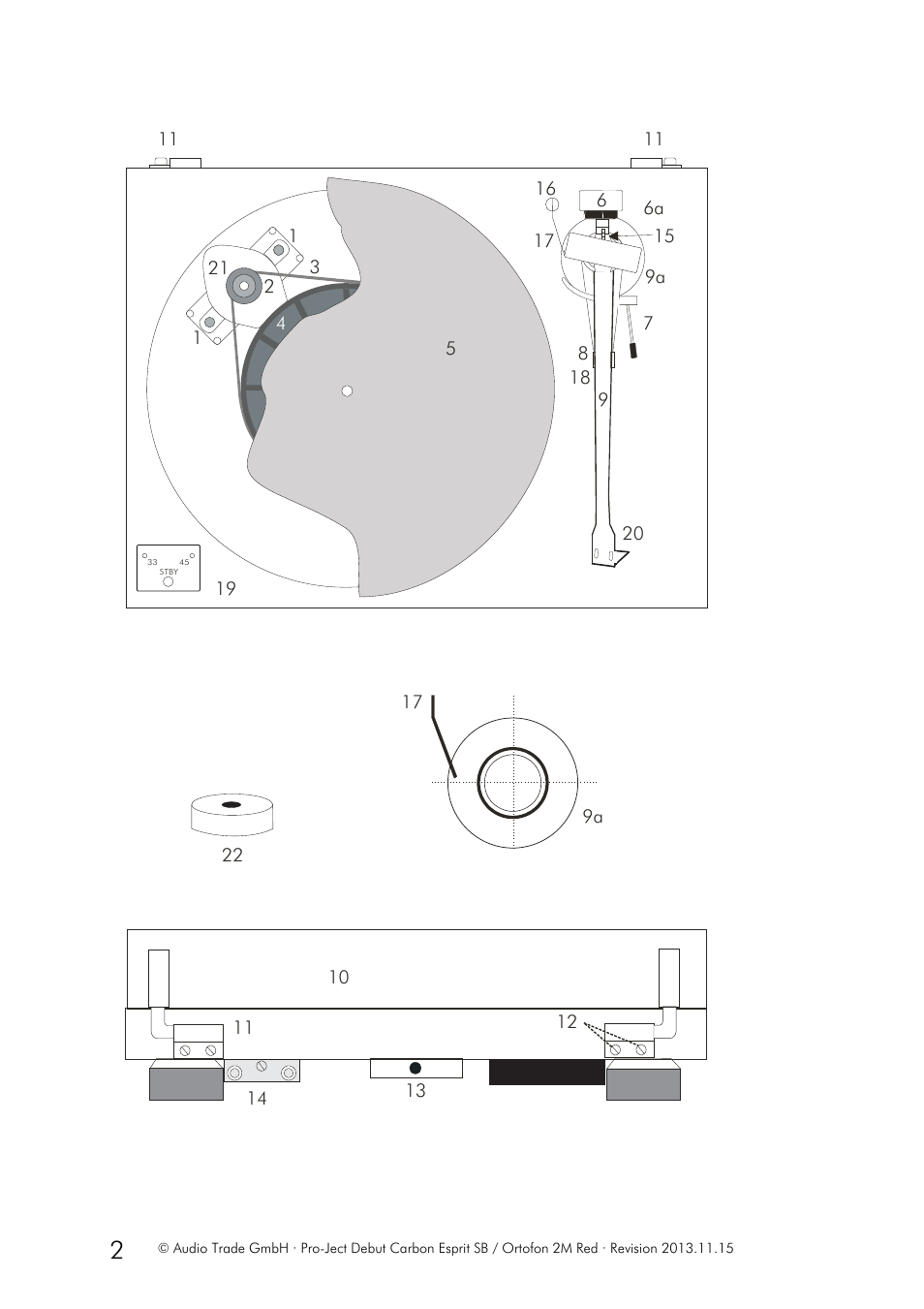 Pro-Ject Audio Systems Pro-Ject Debut Carbon Esprit SB (DC) User Manual | Page 2 / 8