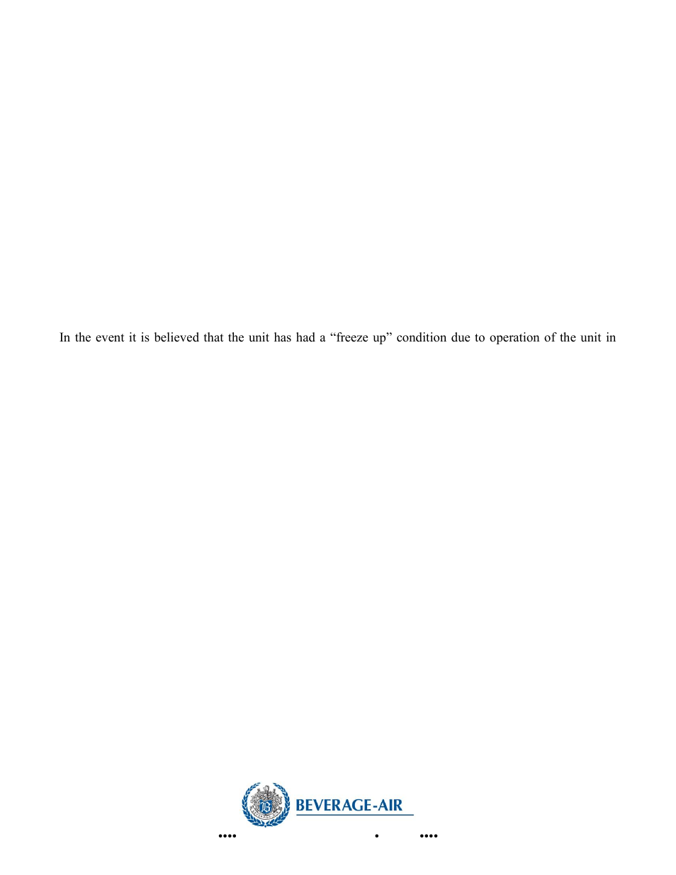 Beverage-Air VM12 User Manual | Page 7 / 10