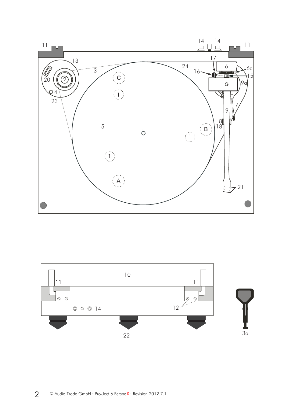 Pro-Ject Audio Systems Pro-Ject 6PerspeX User Manual | Page 2 / 8