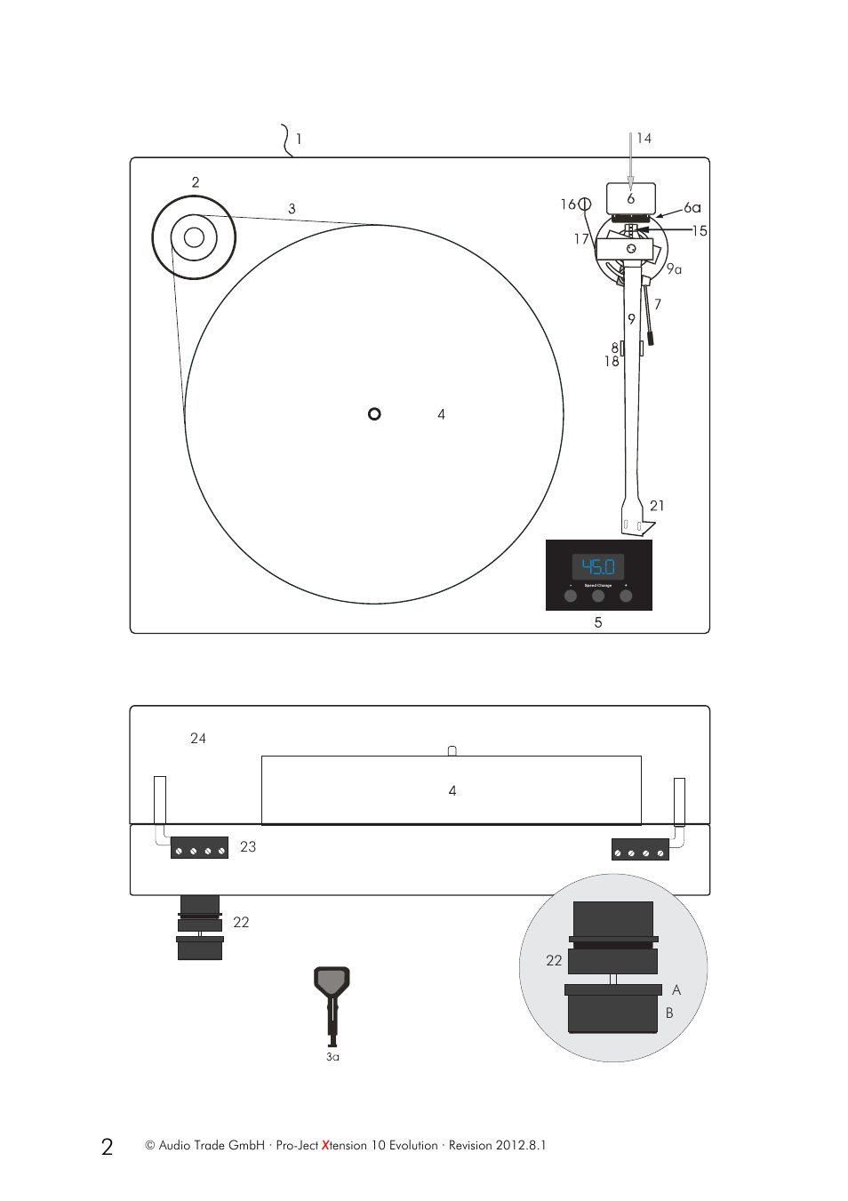 Pro-Ject Audio Systems Pro-Ject Xtension 10 Evolution User Manual | Page 2 / 7