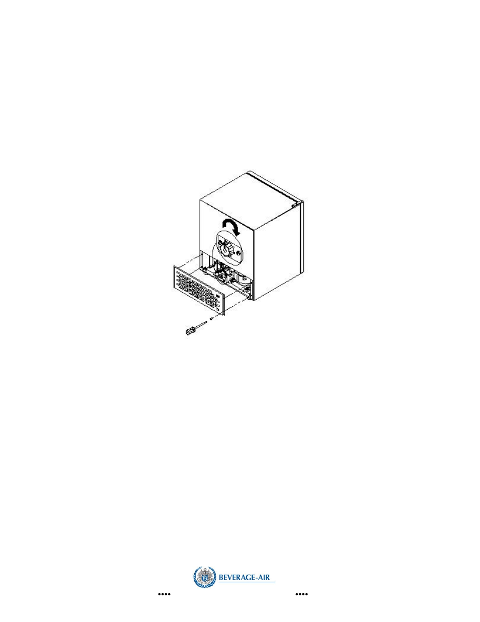 Unit operation, Power failure/freezer failure, Unit operation setting the temperature control | Beverage-Air CF-3 User Manual | Page 6 / 12