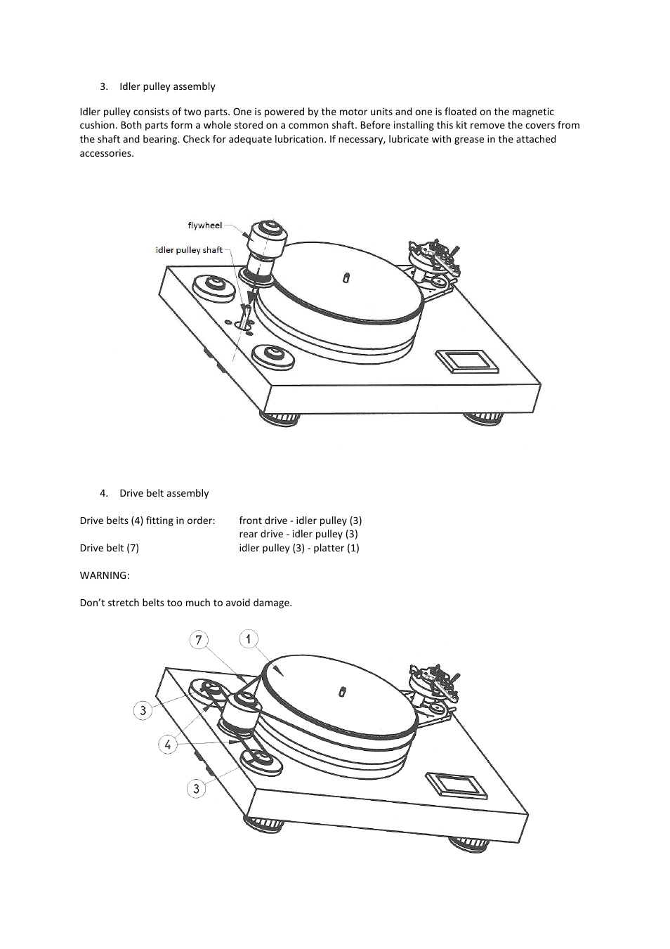 Pro-Ject Audio Systems Pro-Ject Signature 12 User Manual | Page 4 / 23