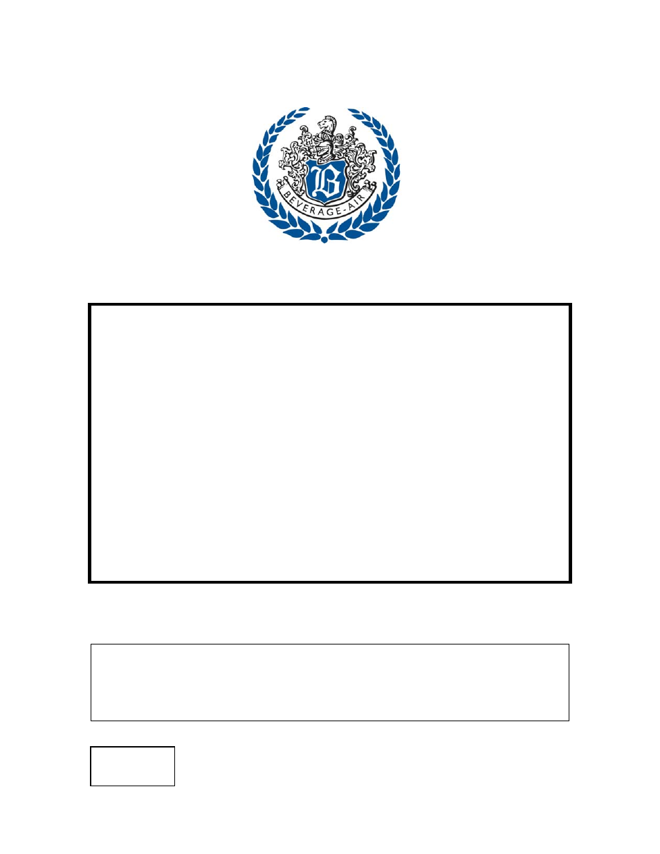 Beverage-Air Refrigerator User Manual | 6 pages