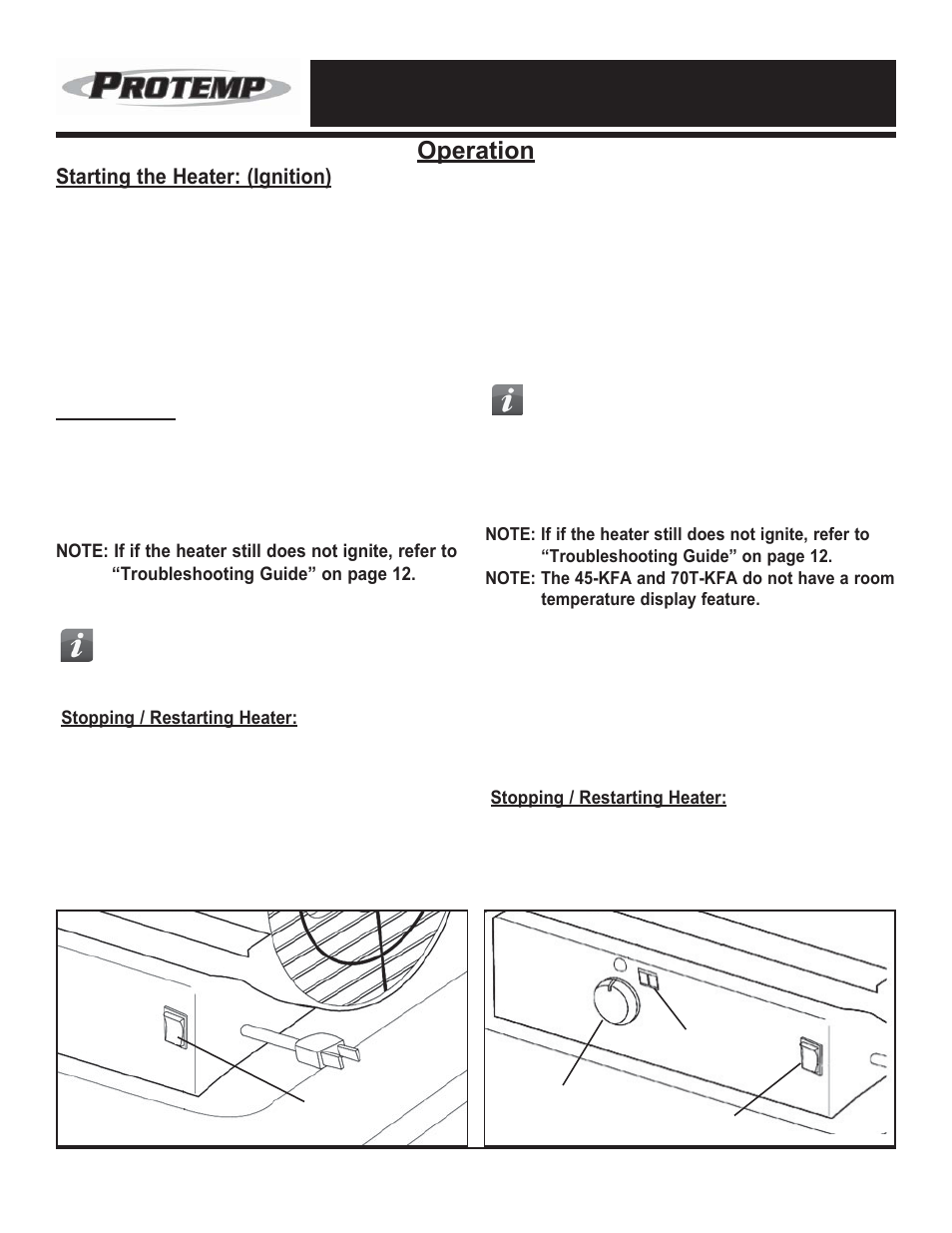 2shudwlrq | ProTemp PT-215T-KFA User Manual | Page 9 / 16