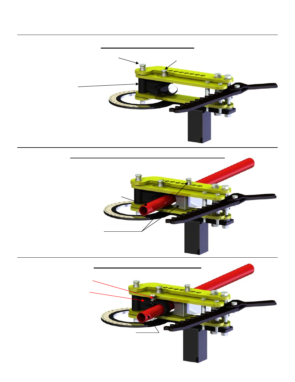 Assembly instructions, Page 4, Main die installation | Tube & backing block installation, Strap & pin installation | Pro-Tools MB-105 User Manual | Page 4 / 14