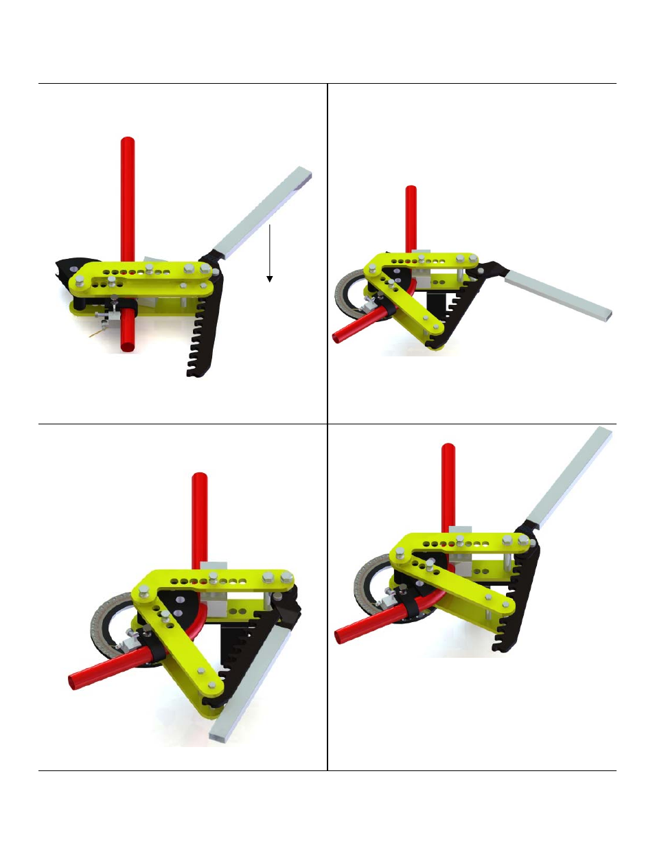 Bending instructions, Page 6, Fig. a | Fig. b fig. c, Fig. d | Pro-Tools MB-105 User Manual | Page 6 / 14