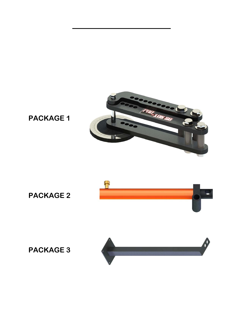 Sb bender -contents | Pro-Tools 105B User Manual | Page 3 / 19