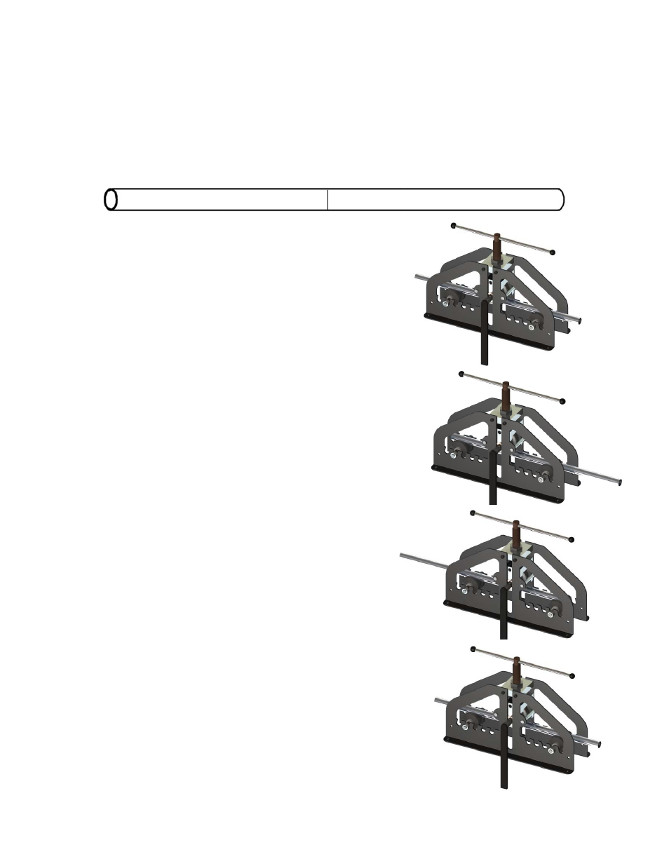 3 roll bender, Operating instructions | Pro-Tools Large Radius Bender User Manual | Page 2 / 6