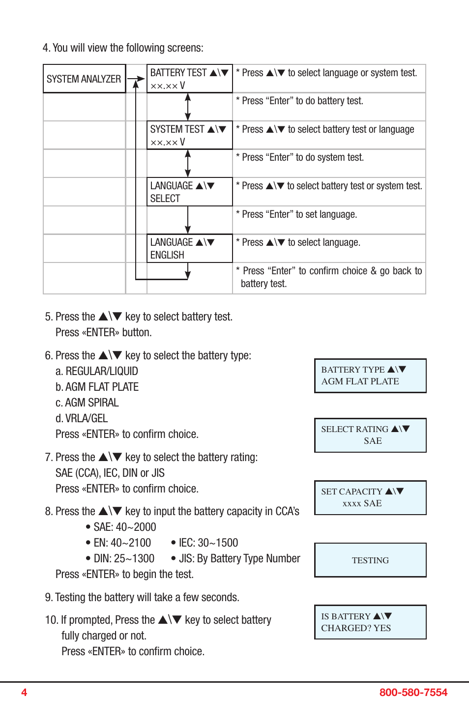 PulseTech 390PT 6V and 12V Battery Tester (741X390) User Manual | Page 4 / 9