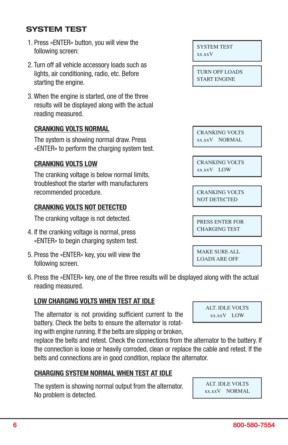 PulseTech 390PT 6V and 12V Battery Tester (741X390) User Manual | Page 6 / 9