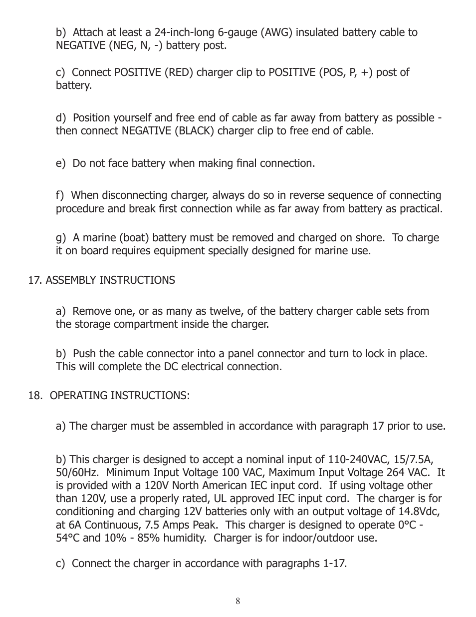PulseTech SC-12 SuitCase Charger (746X810) User Manual | Page 8 / 12