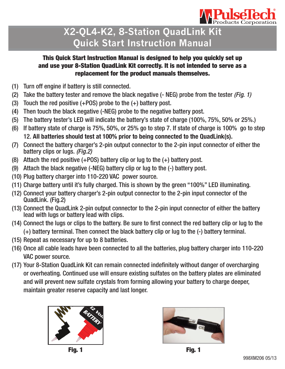 PulseTech 8-Station QuadLink Kit (100X206) User Manual | Page 2 / 2