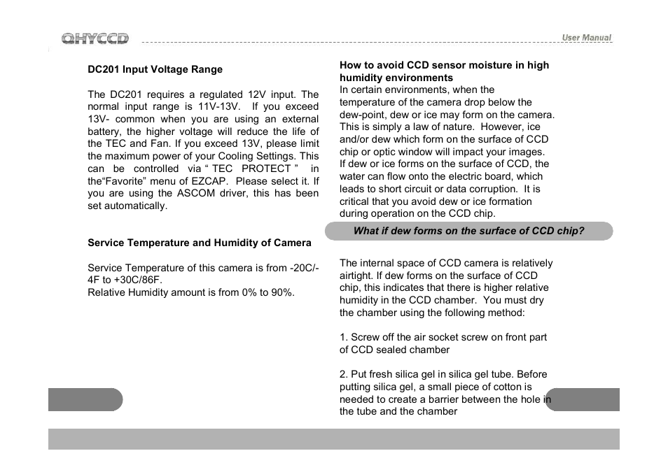QHYCCD QHY8PRO User Manual | Page 6 / 19