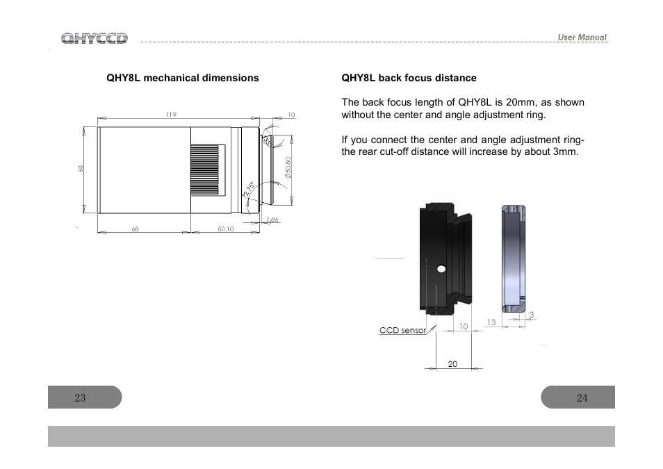QHYCCD QHY8L User Manual | Page 13 / 22