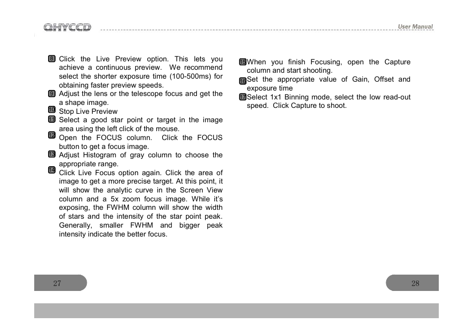 QHYCCD QHY8L User Manual | Page 15 / 22