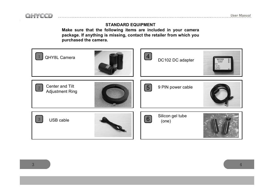 QHYCCD QHY8L User Manual | Page 3 / 22