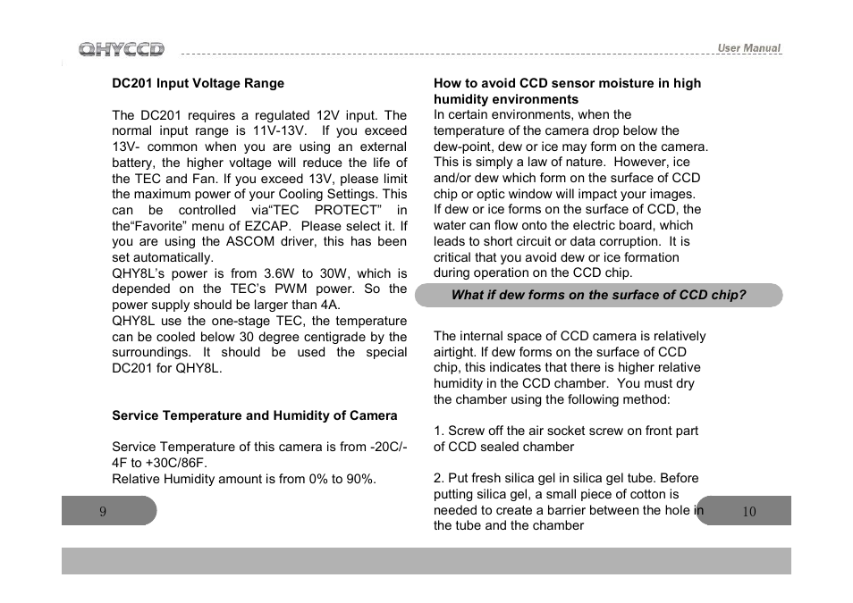 QHYCCD QHY8L User Manual | Page 6 / 22