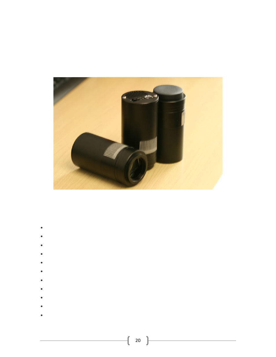 Camera parameters, Chapter 6 camera parameters | QHYCCD QHY8L User Manual | Page 20 / 29