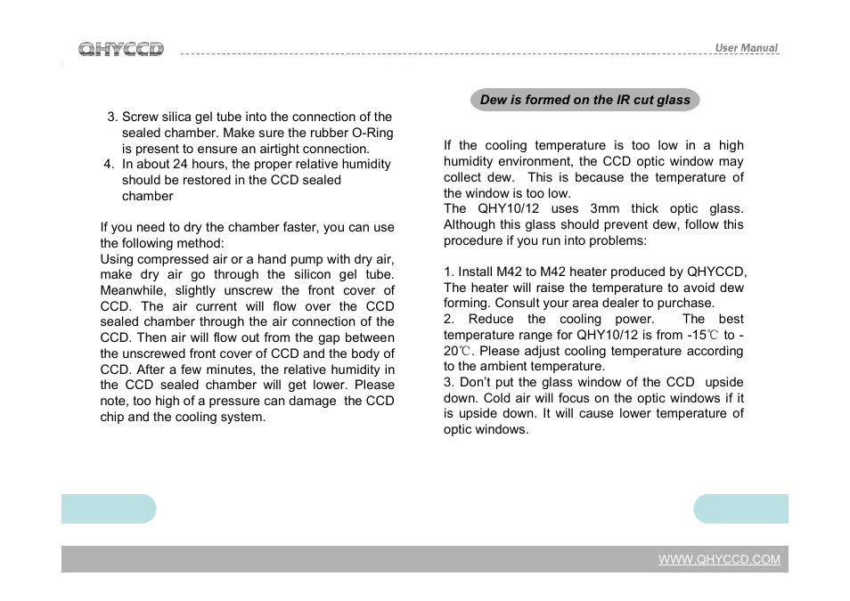 QHYCCD QHY12 User Manual | Page 7 / 21