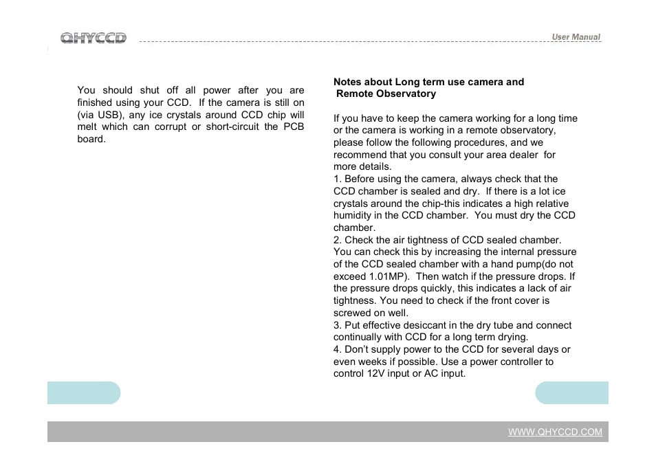 QHYCCD QHY12 User Manual | Page 8 / 21