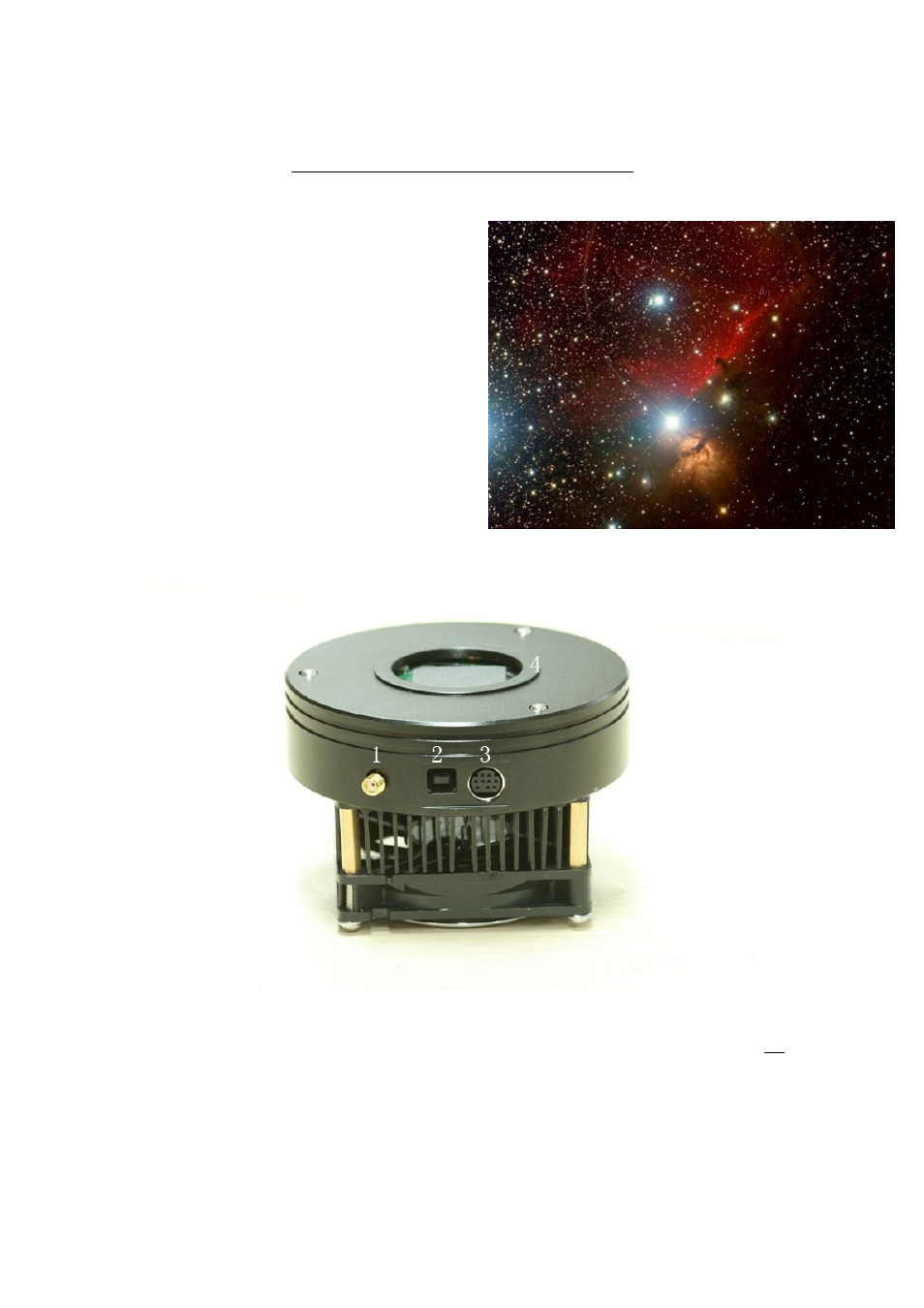 Qhy9 ccd camera user manual, 1) camera interface connections | QHYCCD QHY9 User Manual | Page 3 / 14