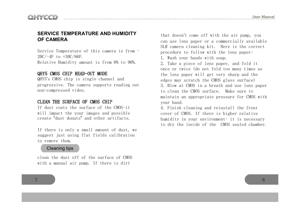QHYCCD QHY5 User Manual | Page 5 / 9