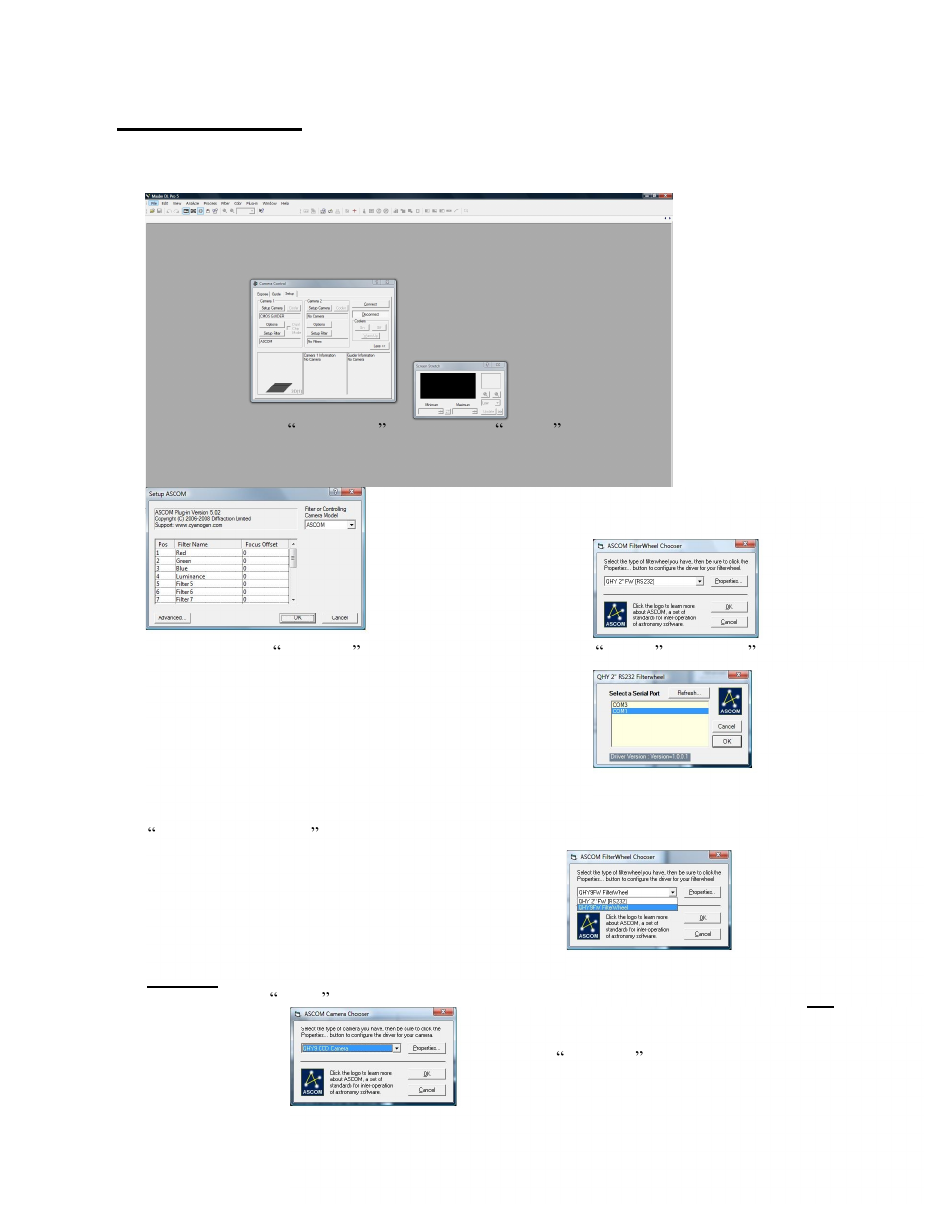 QHYCCD QHY CFW1 User Manual | Page 4 / 7
