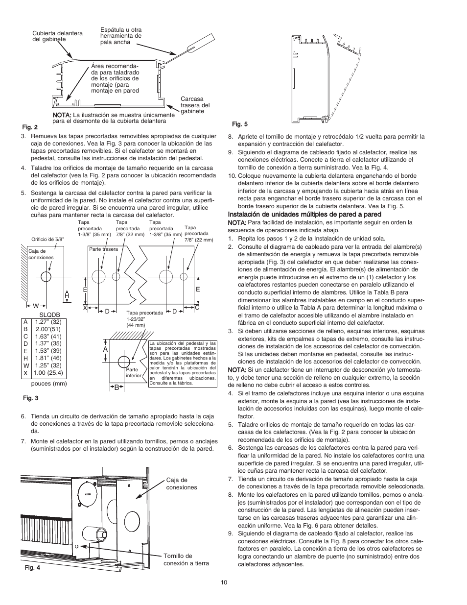 Qmark SLQDB - Draft Barrier Heaters User Manual | Page 10 / 18