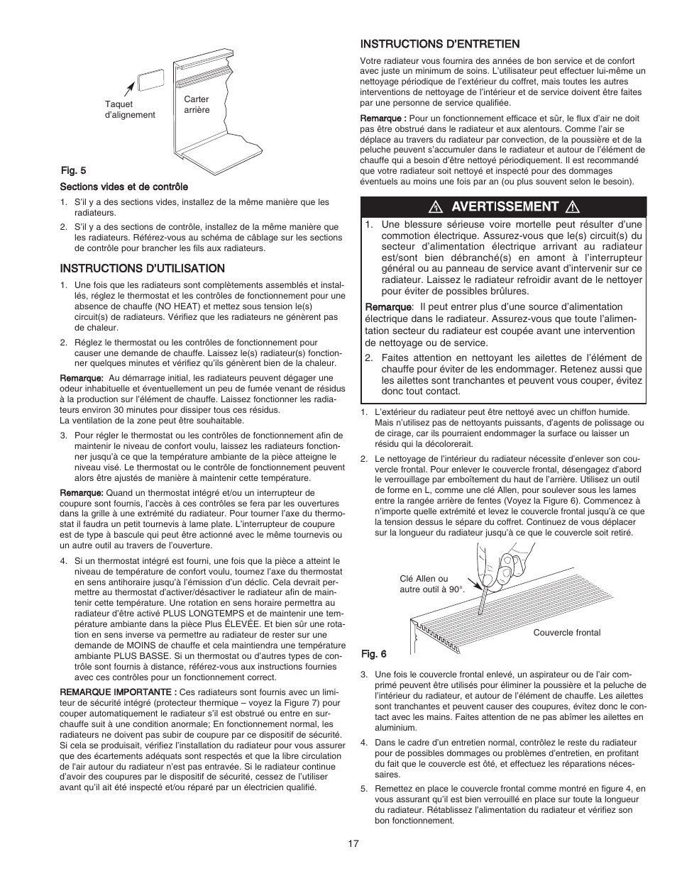 Qmark DBA - Architectural Sill-Height Convection Heaters User Manual | Page 17 / 18