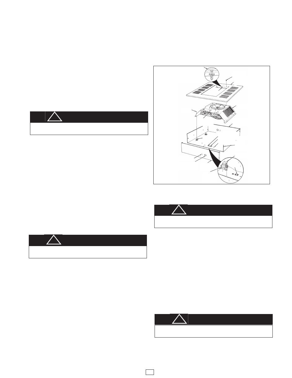 Warning | Qmark CDF - Commercial Downflow Ceiling Mounted Heaters User Manual | Page 3 / 6