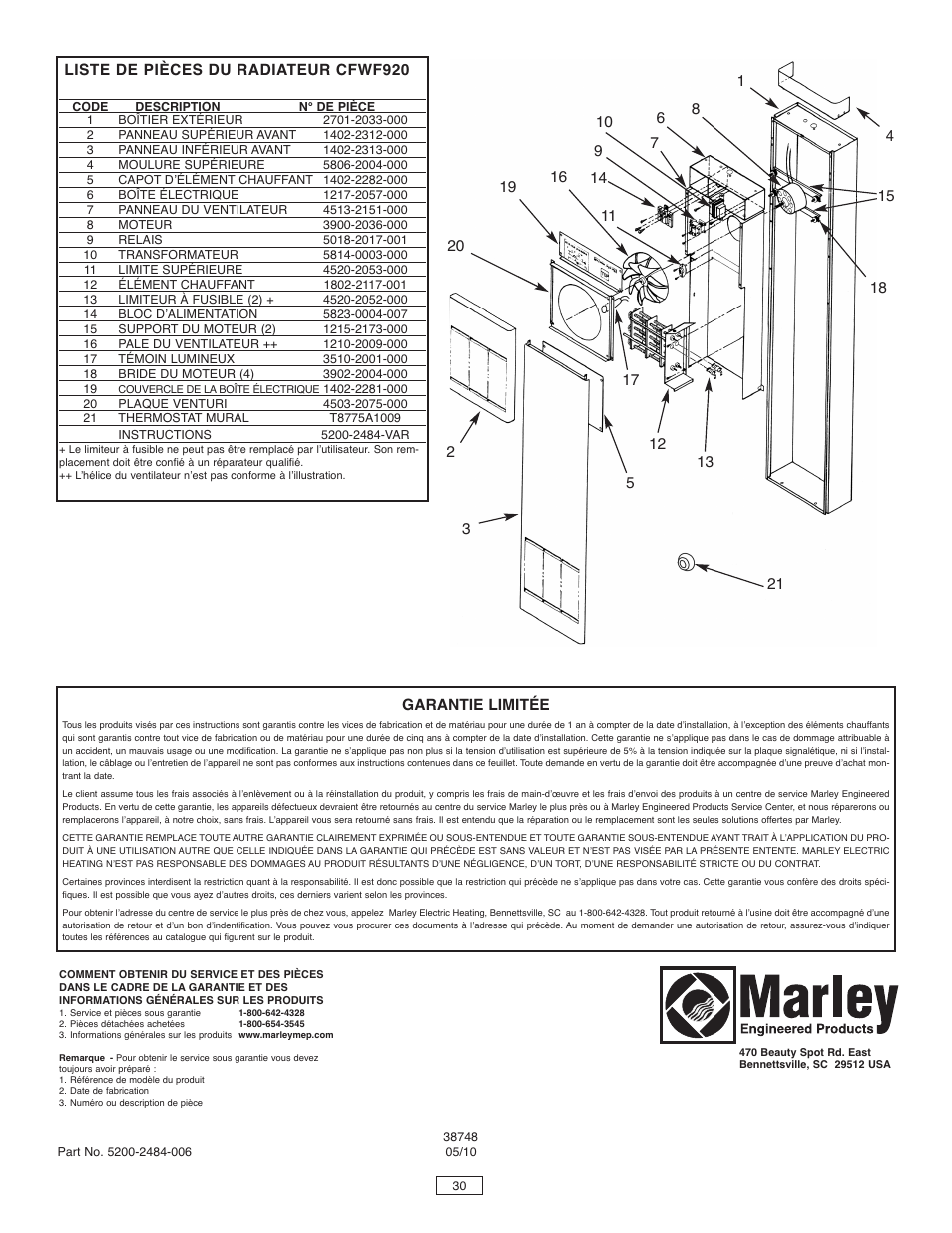 Qmark CFWF - Counterflow Electric Wall Furnace User Manual | Page 32 / 32
